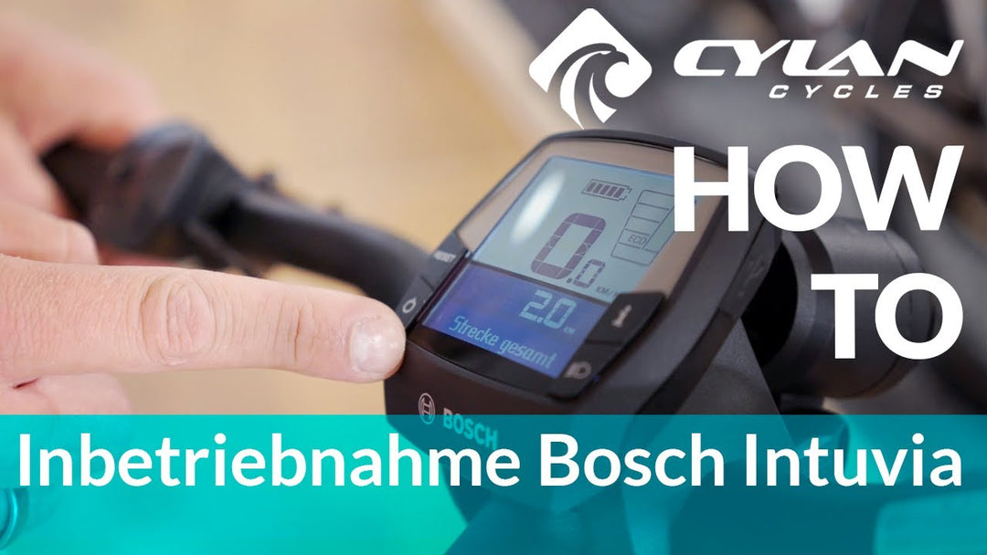 Erste Inbetriebnahme Bosch Intuvia Display