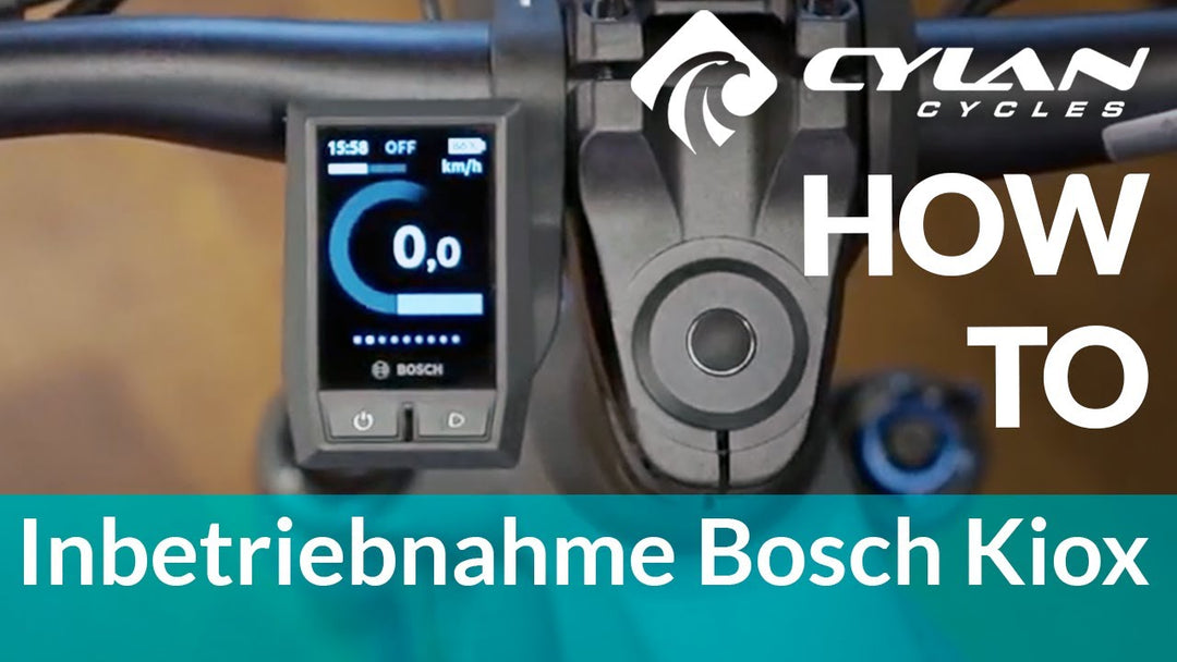 Erste Inbetriebnahme Bosch Kiox Display