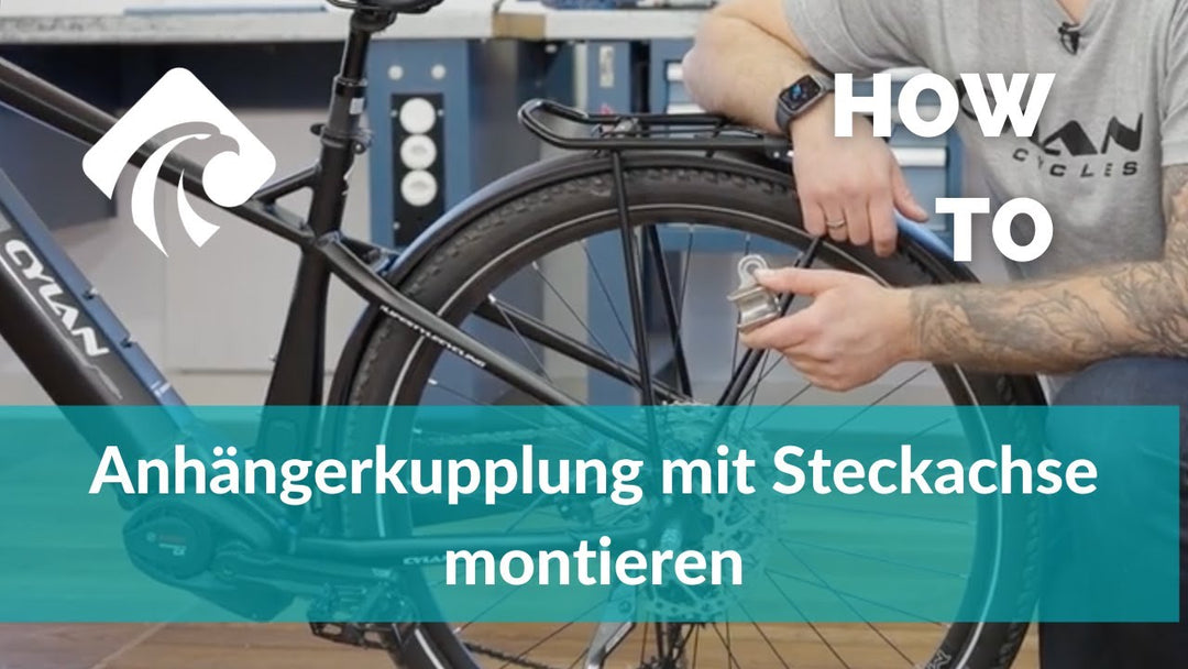 Anhängerkupplung mit Steckachse montieren