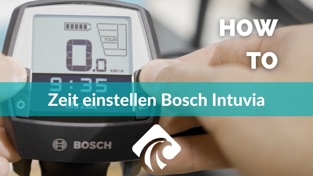 Uhr einstellen Bosch Intuvia Display (Zeitumstellung)