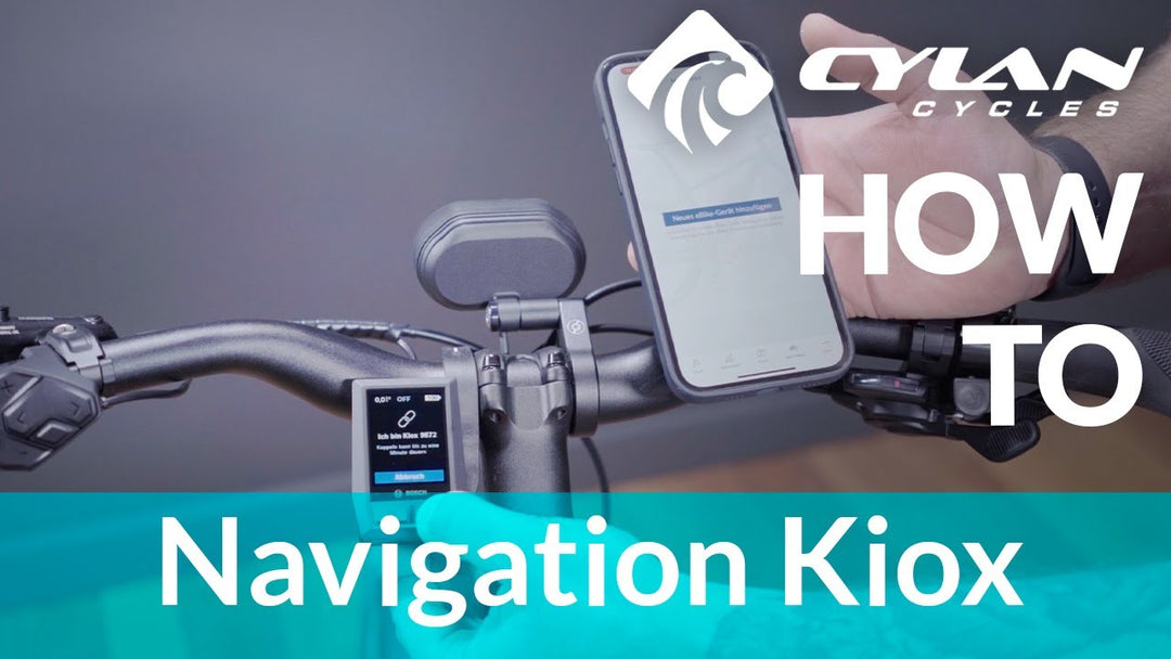 E-Bike Navigation Bosch Kiox Display